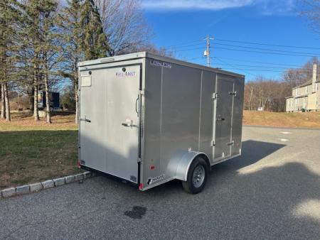 New 6X12 Enclosed Trailer, 66 interior height, ramp, side door, 2,990gvwr. #008331