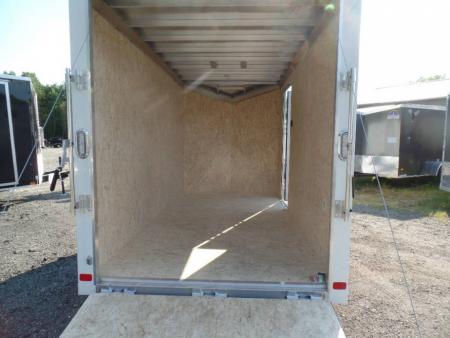 New 6X12 Enclosed Trailers, ATC Aluminum Frame 6 6 interior height, ID#231489 White,  #232422 Black
