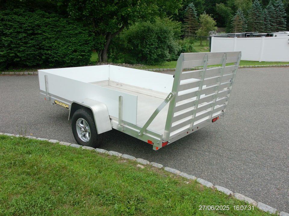 New 2025 Aluma CLOSEOUT! ALUMA-7210H-S-TG-DPS Utility Trailer
