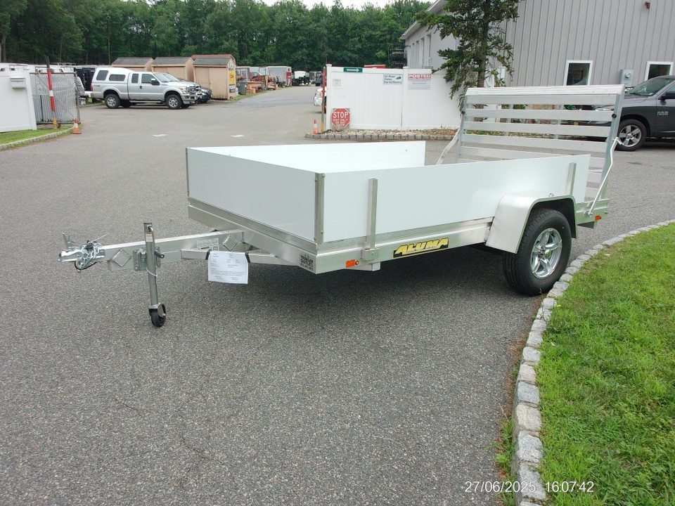 New 2025 Aluma CLOSEOUT! ALUMA-7210H-S-TG-DPS Utility Trailer