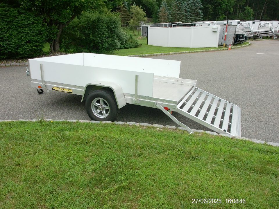 New 2025 Aluma CLOSEOUT! ALUMA-7210H-S-TG-DPS Utility Trailer