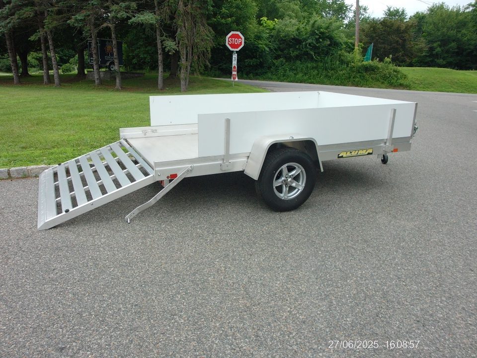 New 2025 Aluma CLOSEOUT! ALUMA-7210H-S-TG-DPS Utility Trailer