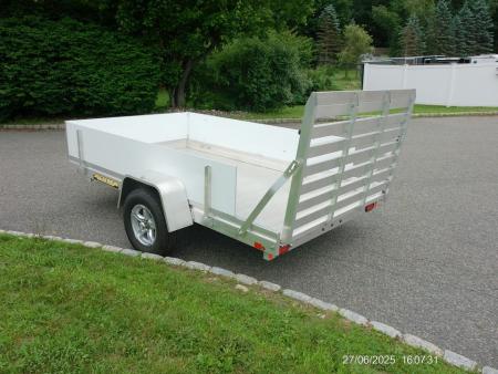 New 2025 Aluma CLOSEOUT! ALUMA-7210H-S-TG-DPS Utility Trailer
