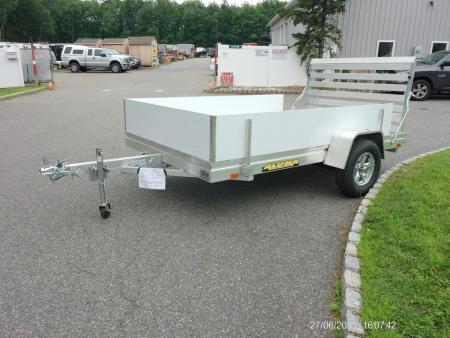 New 2025 Aluma CLOSEOUT! ALUMA-7210H-S-TG-DPS Utility Trailer