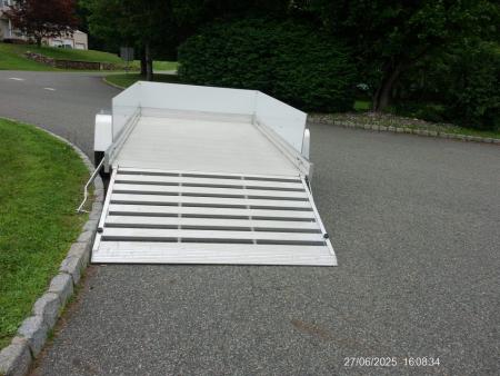 New 2025 Aluma CLOSEOUT! ALUMA-7210H-S-TG-DPS Utility Trailer