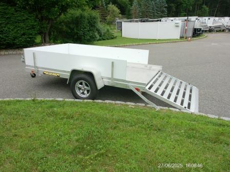 New 2025 Aluma CLOSEOUT! ALUMA-7210H-S-TG-DPS Utility Trailer