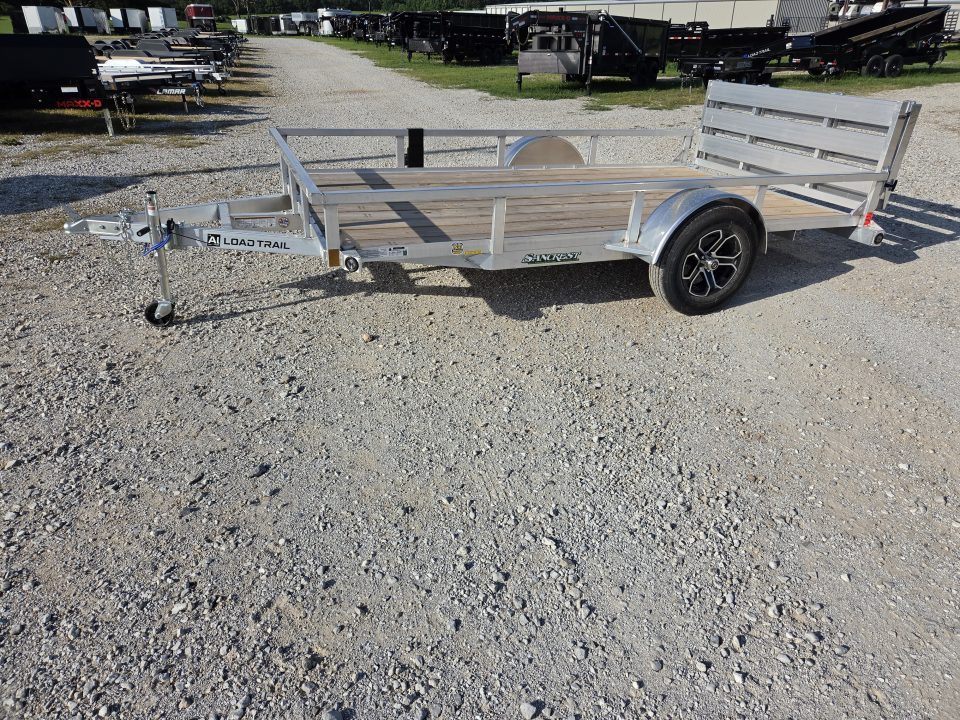 New 2026 Load Trail 77X12 SINGLE 3.5K ALUMINUM UTILITY W/BI-FOLD GATE & WOOD FLOOR