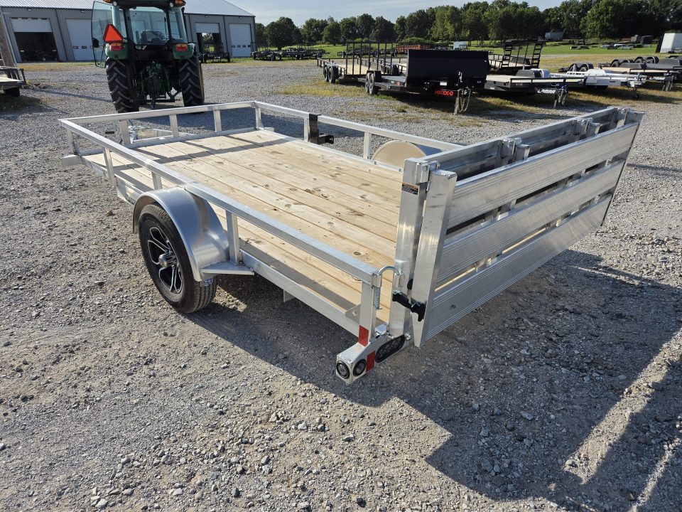 New 2026 Load Trail 77X12 SINGLE 3.5K ALUMINUM UTILITY W/BI-FOLD GATE & WOOD FLOOR