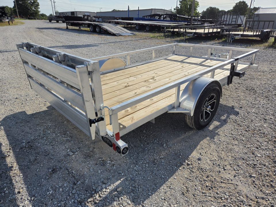 New 2026 Load Trail 77X12 SINGLE 3.5K ALUMINUM UTILITY W/BI-FOLD GATE & WOOD FLOOR