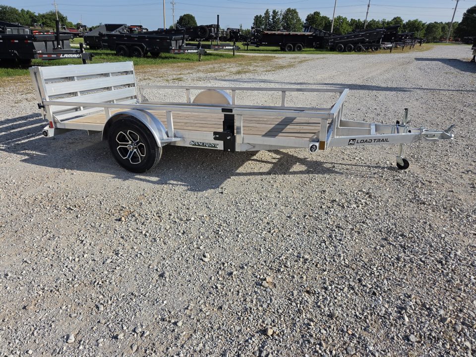 New 2026 Load Trail 77X12 SINGLE 3.5K ALUMINUM UTILITY W/BI-FOLD GATE & WOOD FLOOR