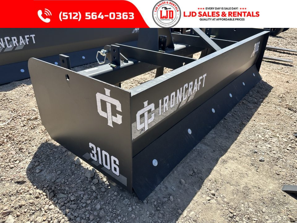 New 2026 IronCraft 6FT Standard Box Blade 3106