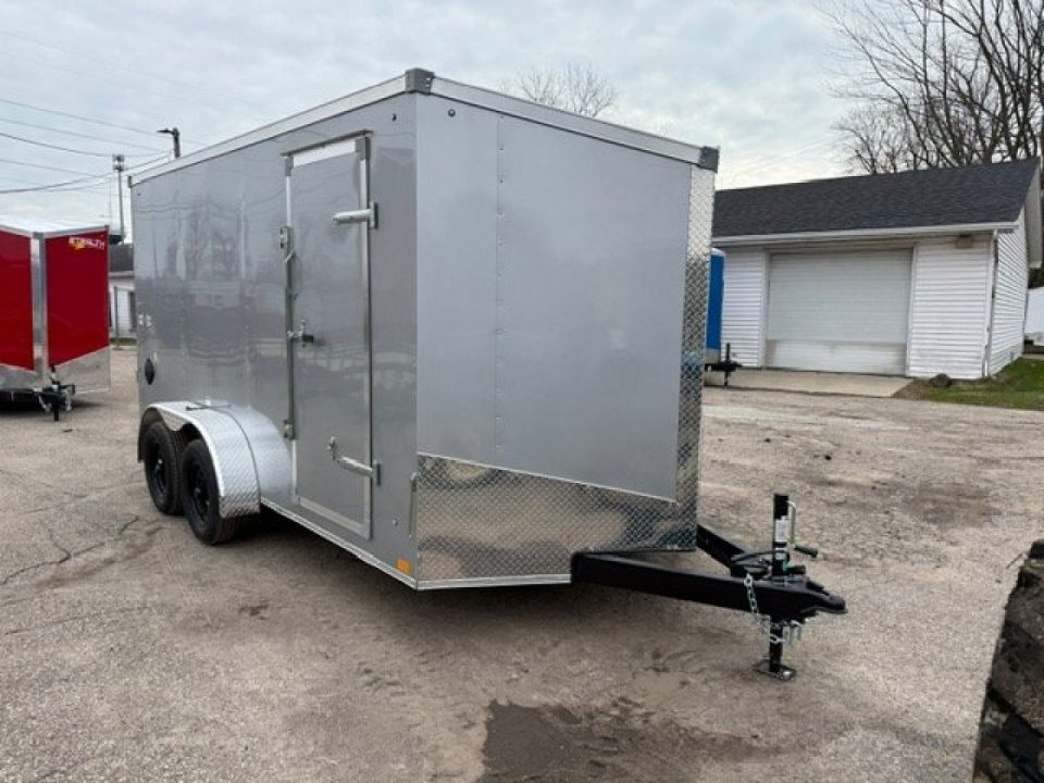 New 2026 Stealth 7 X 14 Cargo / Enclosed Trailer with Ramp and 6ft 6in interior Height LIGHT LID