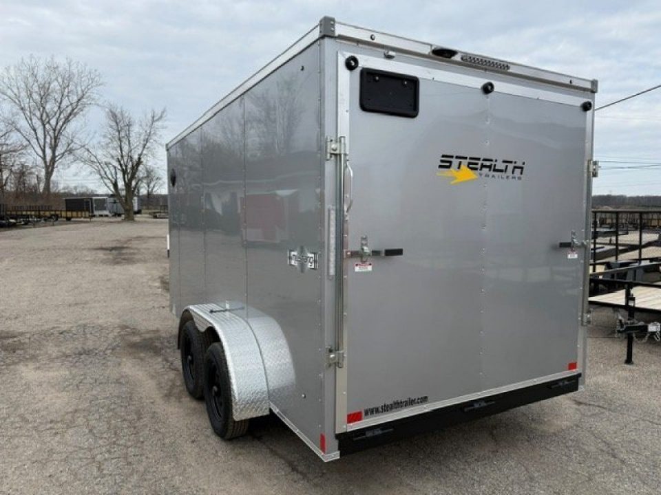 New 2026 Stealth 7 X 14 Cargo / Enclosed Trailer with Ramp and 6ft 6in interior Height LIGHT LID