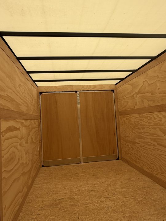 New 2026 Stealth 7 X 16 Cargo / Enclosed Trailer with Double Door and 6ft 6in interior Height Screwless - Light Lid Roof