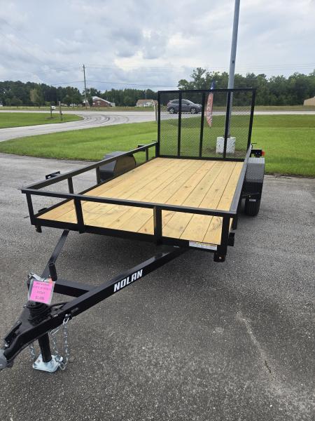 New 2026 Nolan Manufacturing NOL612SA Utility Trailer