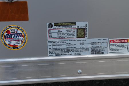 New 2027 Darkhorse Cargo DSTT7.5X25TA52 Snowmobile Trailer