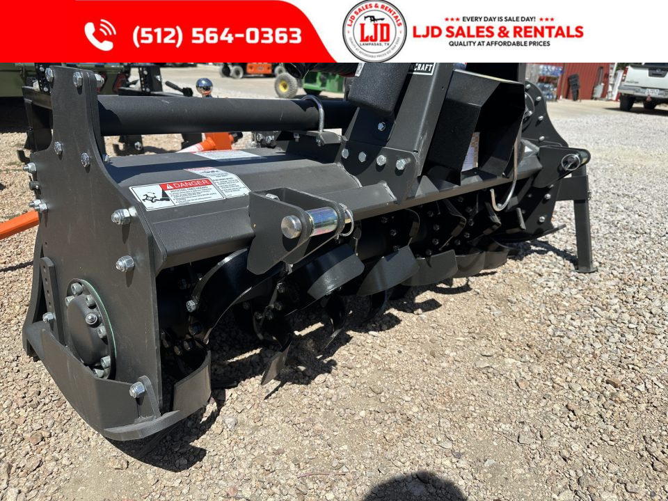 New 2026 IronCraft - 60" Medium Duty Tiller w/ Driveline Attachment