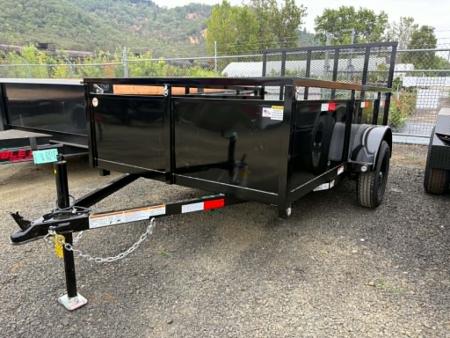New UTILITY BOX 2026 Versatile Trailers BX610SA 6X10 SINGLE AXLE 3500 GVW REAR RAMP BLACK