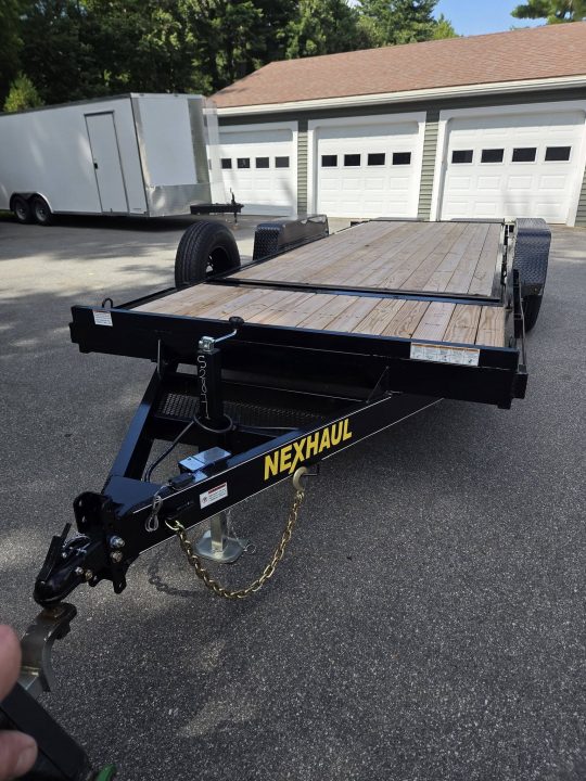 New 2026 Nexhaul 7X22 15,000LB GVWR EQUIPMENT TRAILER TILT BED Equipment Trailer