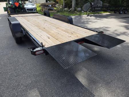 New 2026 Nexhaul 7X22 15,000LB GVWR EQUIPMENT TRAILER TILT BED Equipment Trailer
