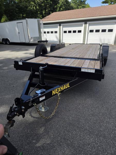 New 2026 Nexhaul 7X22 15,000LB GVWR EQUIPMENT TRAILER TILT BED Equipment Trailer