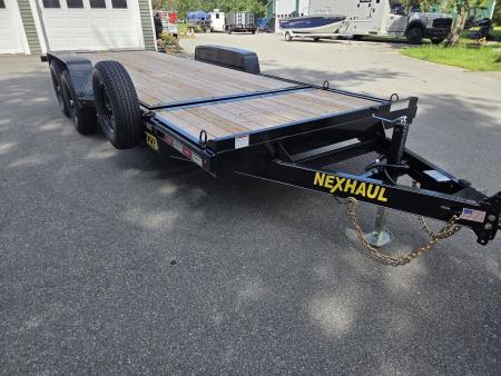 New 2026 Nexhaul 7X22 15,000LB GVWR EQUIPMENT TRAILER TILT BED Equipment Trailer