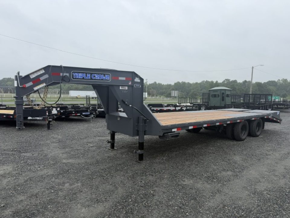 New 2027 Triple Crown Trailers 102 x 25' Gooseneck 22k