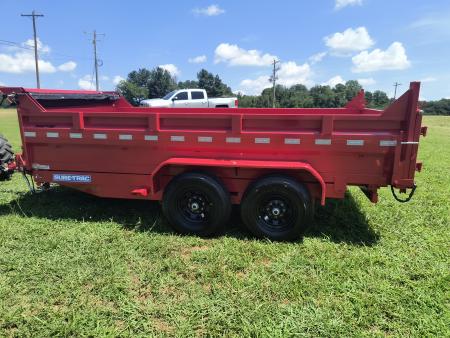New 2027 Sure-Trac 7x14 Low Profile Scissor Lift Dump Trailer