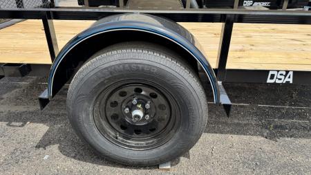 New Top Hat 77x12 Open Utility Trailer - 5200# Axle!