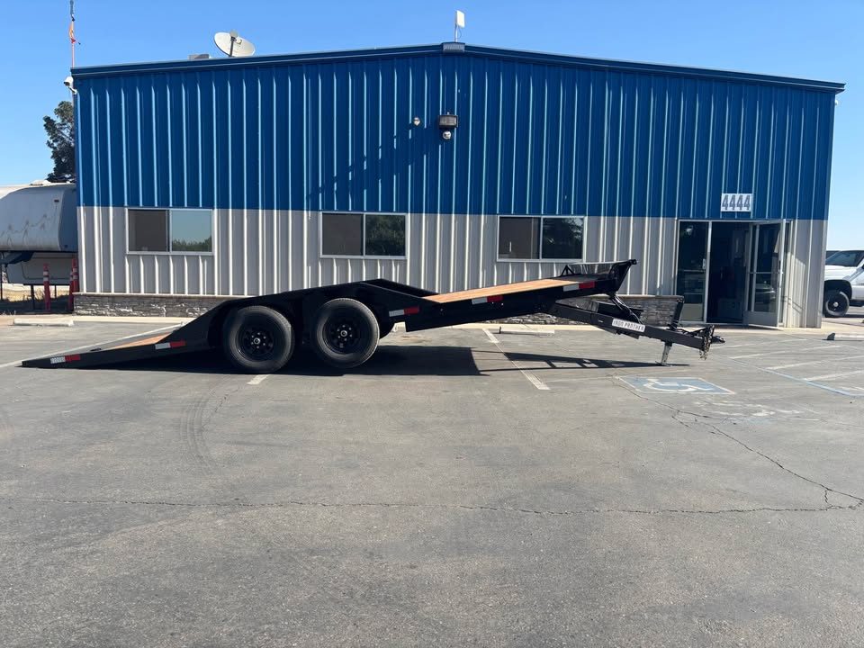 New 2026 Iron Panther Power Tilt Drive Over Fender Car Hauler 9,999 Lbs GVWR
