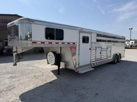 Used 2016 Elite Trailers Stock Combo Gooseneck Horse Trailer