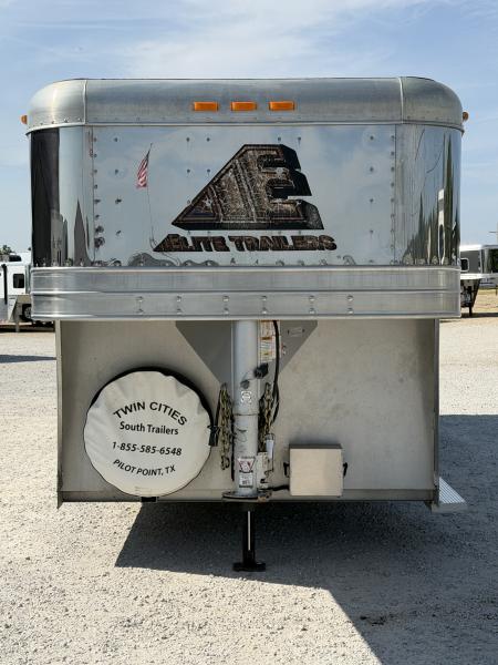 Used 2016 Elite Trailers Stock Combo Gooseneck Horse Trailer