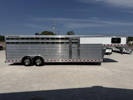 Used 2016 Elite Trailers Stock Combo Gooseneck Horse Trailer