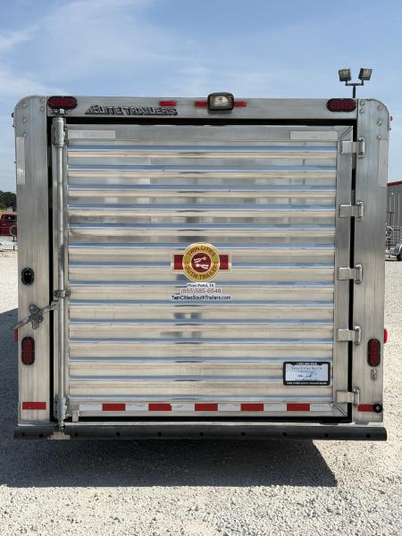 Used 2016 Elite Trailers Stock Combo Gooseneck Horse Trailer