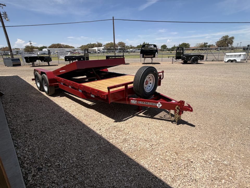 New 2026 Diamond T SKP1608TD Tilt Trailer