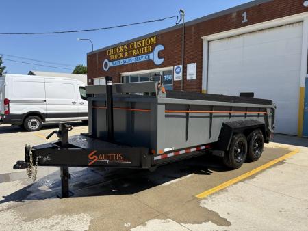 New 2026 Sauttis 82"X14' INDUSTRIAL DUMP TRAILER Dump Trailer