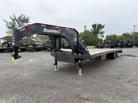 New 2026 Diamond C Trailers FMAX212L35X102MR (30' + 5' X 102 ) 25.9K Max Ramp Flatbed Trailer