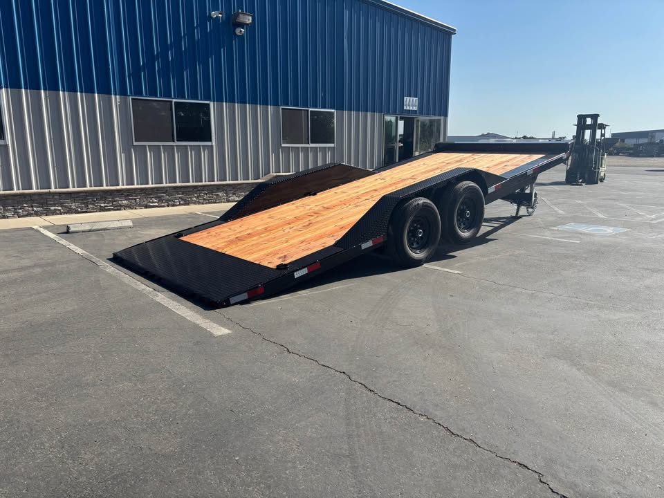 New 2026 Iron Panther Power Tilt Car / Racing Trailer 14,000 Lbs GVWR