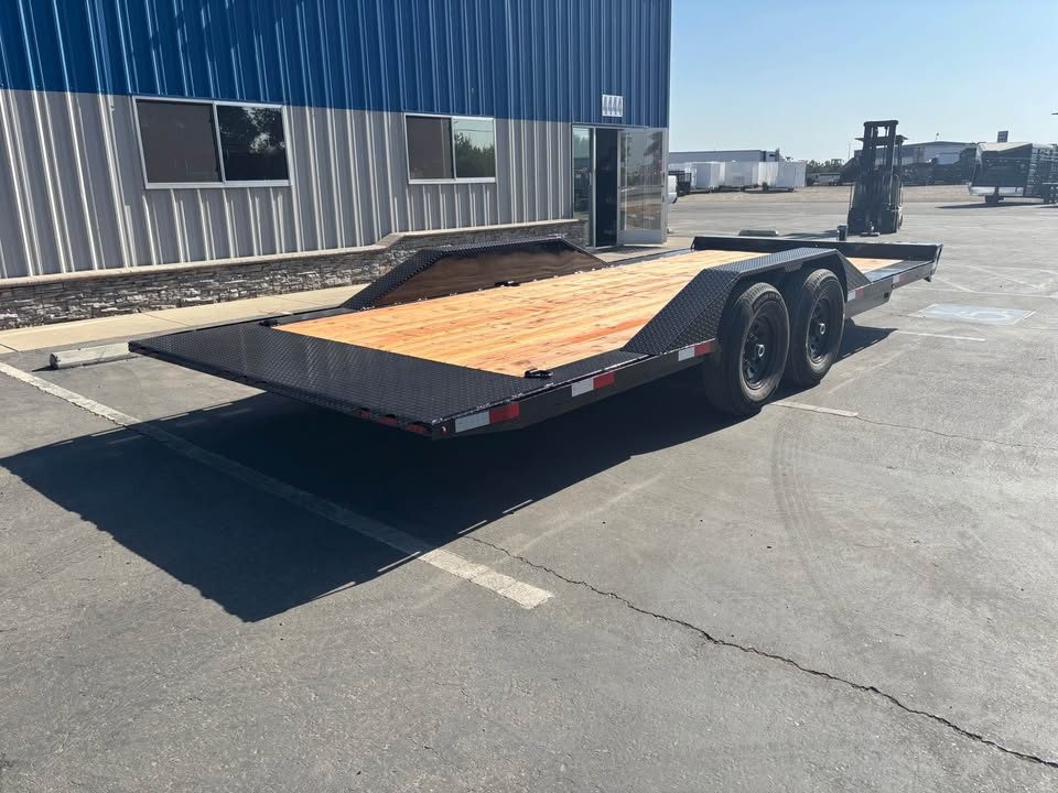 New 2026 Iron Panther Power Tilt Car / Racing Trailer 14,000 Lbs GVWR