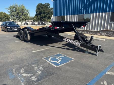 New 2026 Iron Panther Power Tilt Car / Racing Trailer 14,000 Lbs GVWR