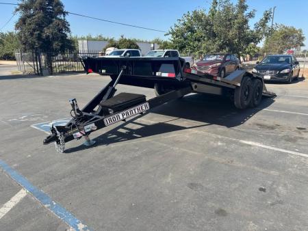 New 2026 Iron Panther Power Tilt Car / Racing Trailer 14,000 Lbs GVWR