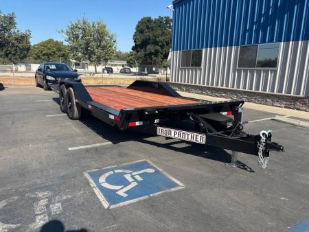 New 2026 Iron Panther Power Tilt Car / Racing Trailer 14,000 Lbs GVWR