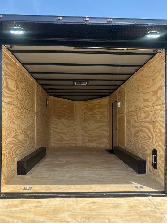 New 2027 8.5x16 Car Hauler-5200 Torsions- Charcoal-poly- Enclosed Car Hauler