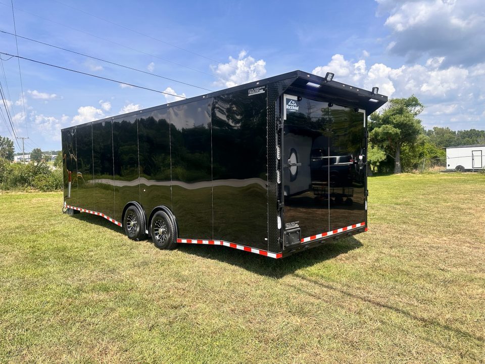 New 2027 Rock Solid Cargo 8.5x28 Race Trailer -Finished Interior-7000LB Spread Torsion-RECESSED E-TRACK-Car/Race Trailer