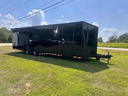 New 2027 Rock Solid Cargo 8.5x28 Race Trailer -Finished Interior-7000LB Spread Torsion-RECESSED E-TRACK-Car/Race Trailer
