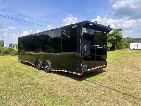 New 2027 Rock Solid Cargo 8.5x28 Race Trailer -Finished Interior-7000LB Spread Torsion-RECESSED E-TRACK-Car/Race Trailer