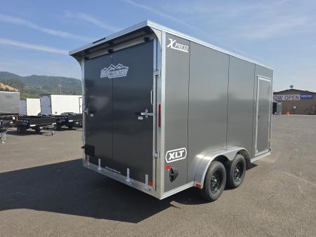 New 2027 ALCOM 7.5x14 XPRESS XLT Aluminum Enclosed Trailer w/ Upgrades 7K GVWR
