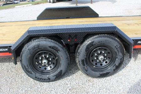 New 2027 Moritz ELBH 7' x 20' Low Pro - Aluminum Ramps - Equipment Trailer - 14000# GVW
