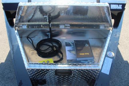 New 2027 Moritz 7' x 16' + 6' Low Pro - Hydraulic Power Tail - Equipment Trailer - 14000# GVW