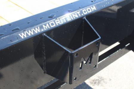 New 2027 Moritz 8' 6" x 20' + 4' Deckover Flatbed w/ Beavertail - Aluminum Ramps - 14,000# GVW
